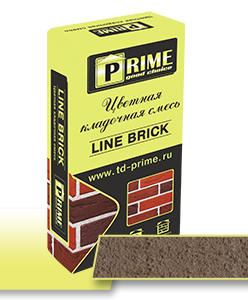 
                      Цветная кладочная смесь Prime "Line Brick", Светло-коричневая 25 кг