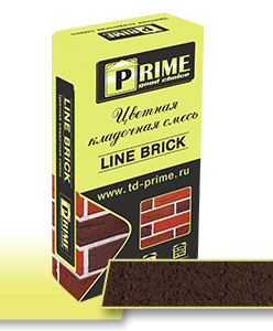 
                      Цветная кладочная смесь Prime "Line Brick", Коричневая 25 кг
